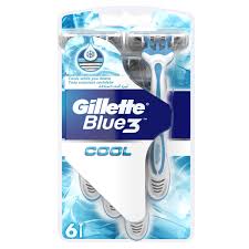 Gillette blue 3 cool 6 pcs
