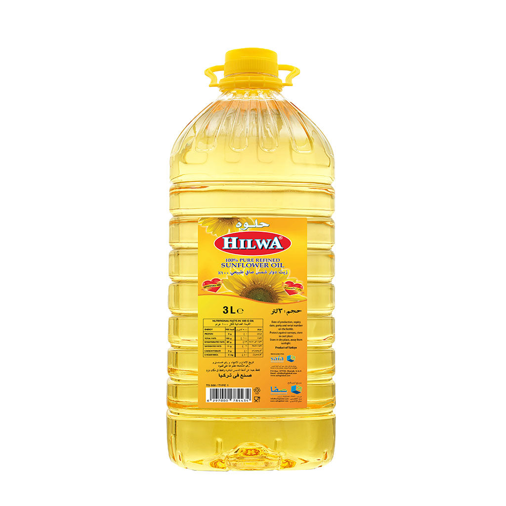 Hilwa sunflower oil 3ltr