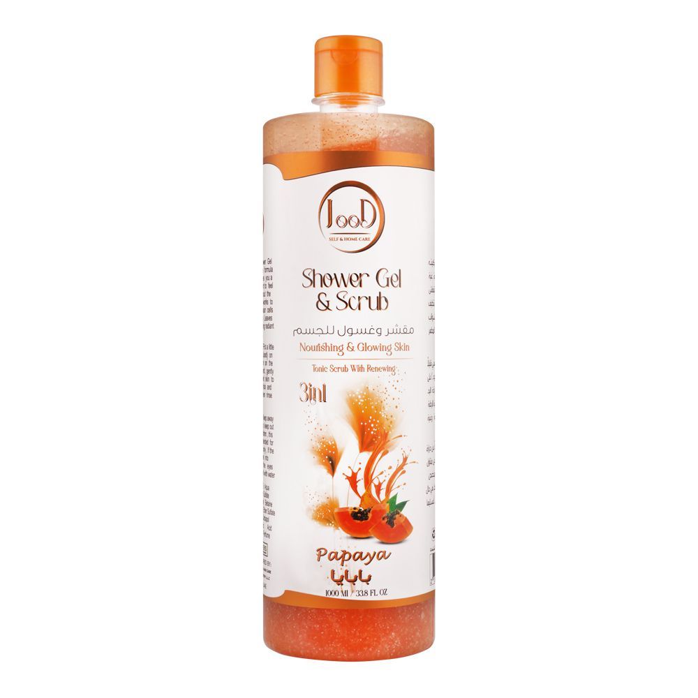 Jood shower gel & scrub papaya 1000m