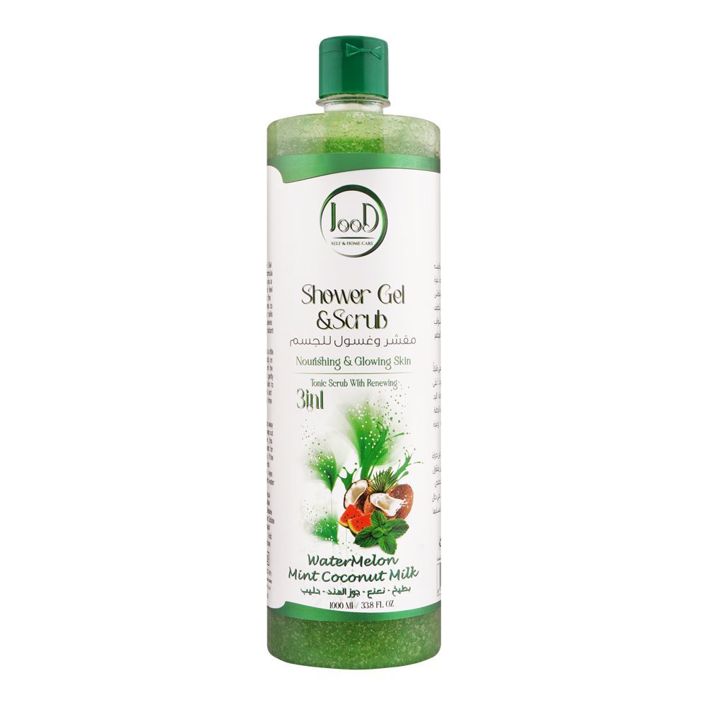 Jood shower gel & scrub watermelon mint coconut milk 1000m