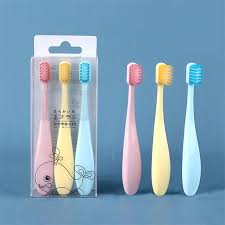 Kangaroo kids toothbrush nylon soft 3pcs