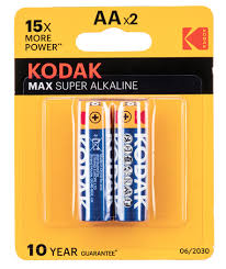 Kodak max super alkaline AA×2