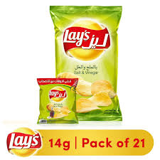 Lays Chips Salt & Vinger 12g 21pcs