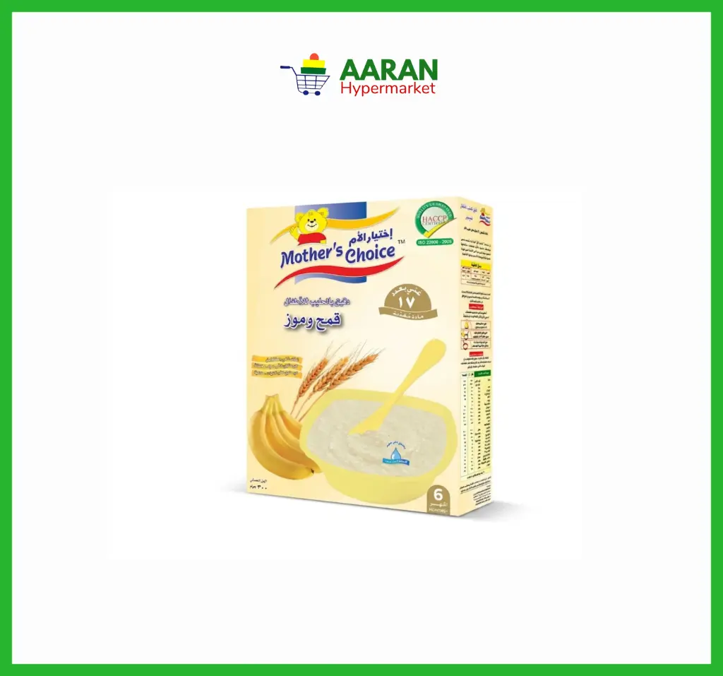 Mothers choice cereal wheat+banana 250gr