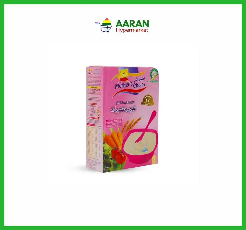 Mothers Choice Cereal Wheat+Vegtable 250gr