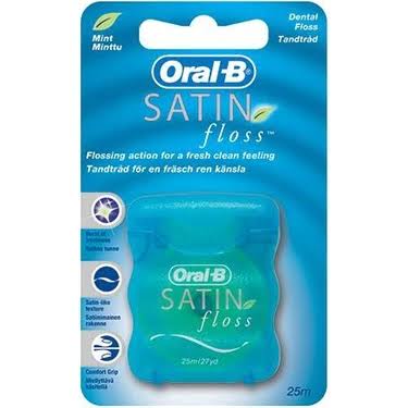 Oral-B Satin Floss Action For Fresh Clean 25m