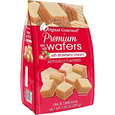 Original premium wafers strawberry cream 200g