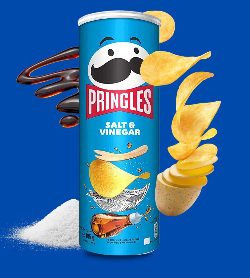 Pringles Salt Vineger 165g