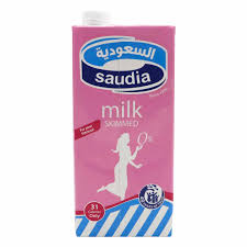 Saudi milk skimed 1lt
