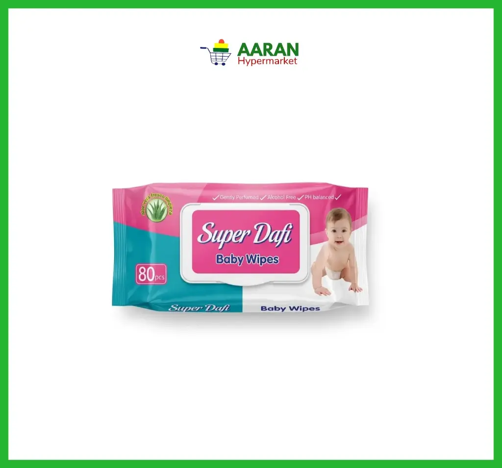Super Dafi Baby Wipes 80pcs