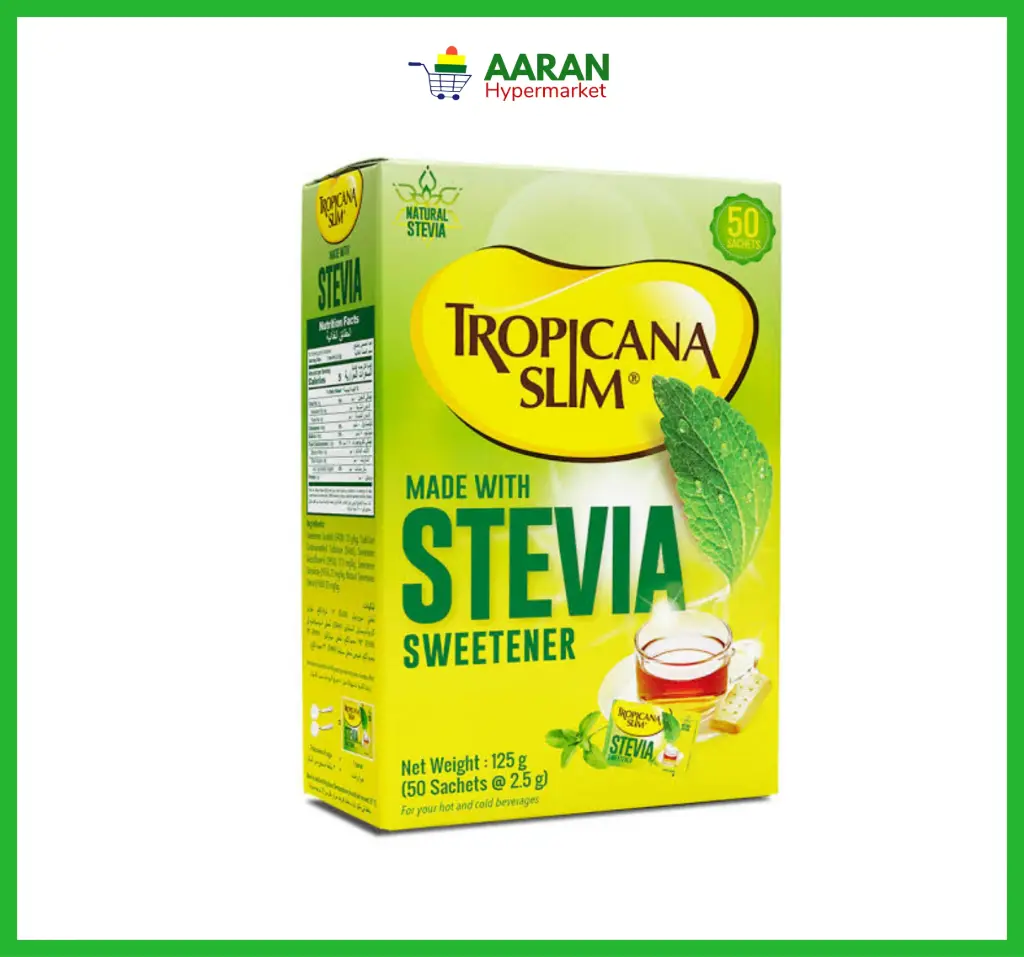 Stevia Sweetener Tropicana Slim 125g 50pcs 2.5gr