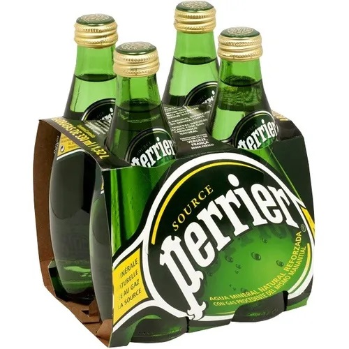 Perrier water carbonated natural mineral water 330ml