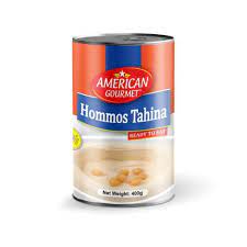 American courmet hommos tahina ready to eat 400gr