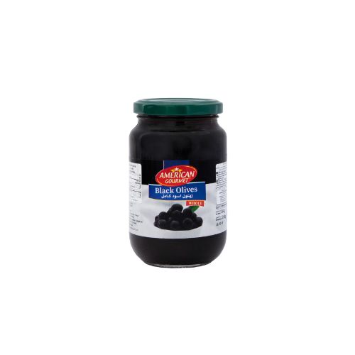 American Courmet Black Olives Whole 360gr