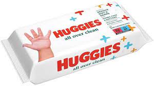 Huggies  wipes all over clean 56pcs