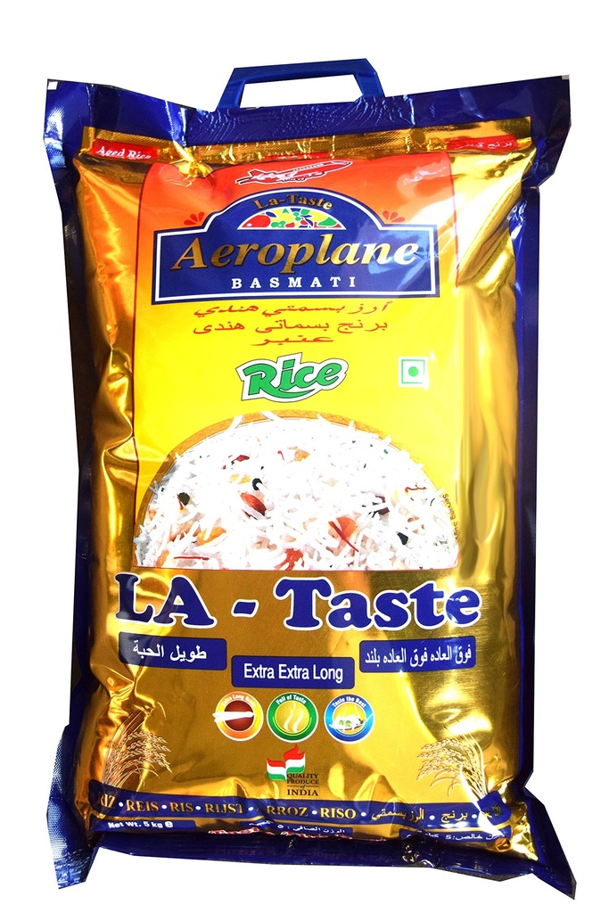 La-taste aeroplane raice indian basmati 5kg