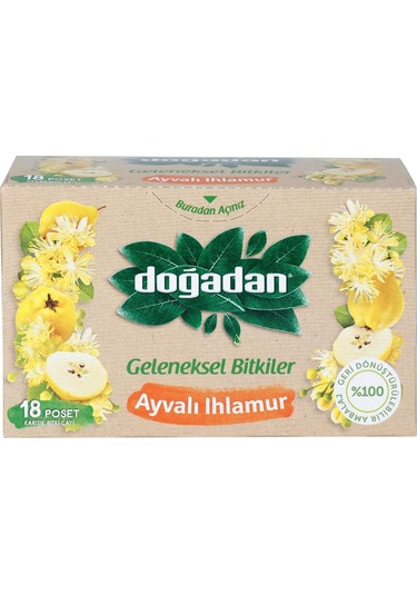 Dogadan geleneksel bitkiler ayvali ihlamur 28.8g