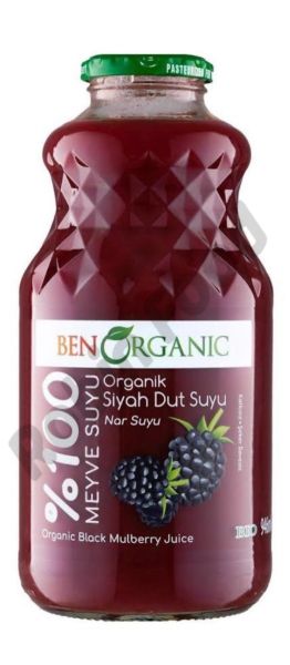 Ben organic meyve suyu blac mulberry juice 946ml