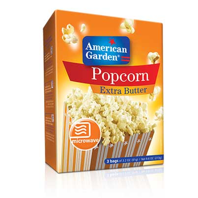 American garden popcorn natural 273g