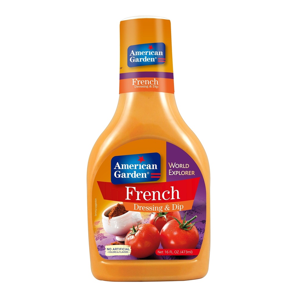 American garden french dressing & dip 473ml