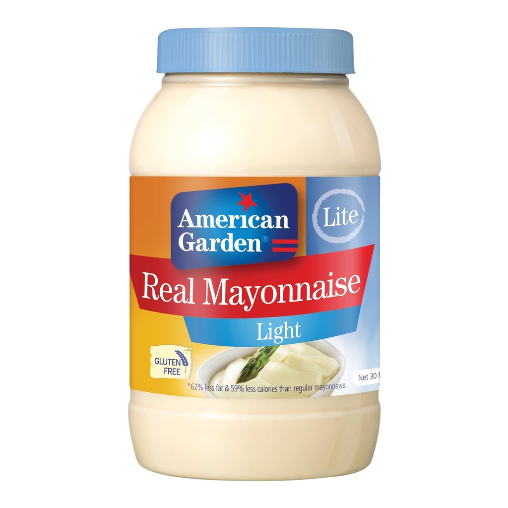 American garden real mayonnaise light 887ml