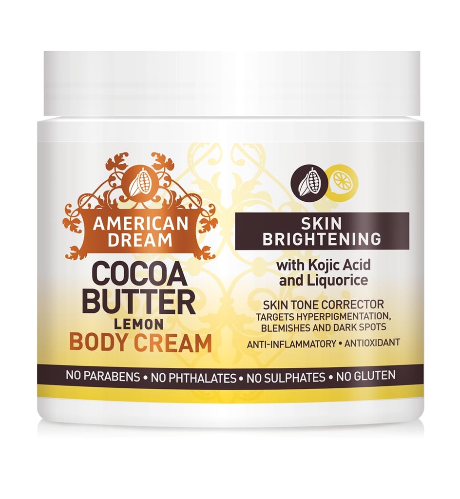 American dream cocoa butter lemon cream 500ml