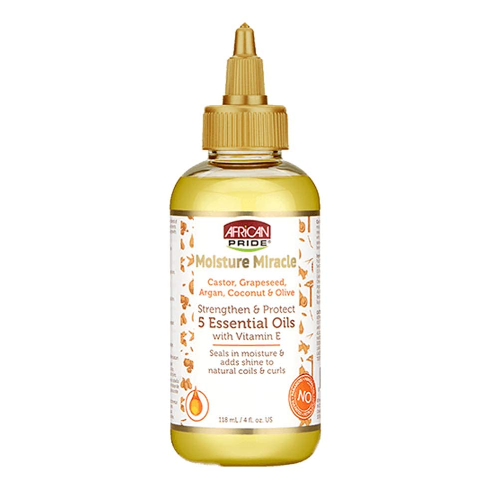 African pride moisture miracle 5essential oils 4oz 118ml