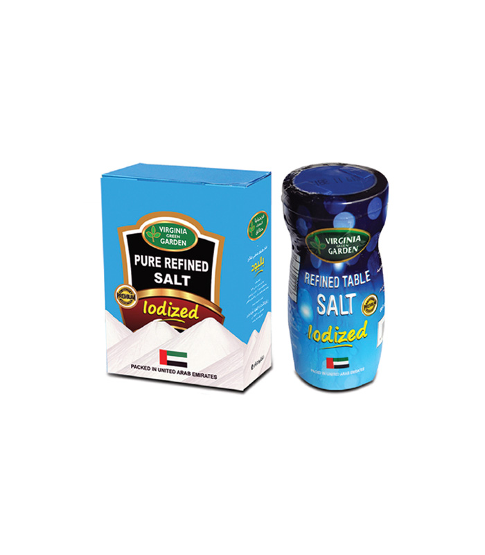 Virginia green garden lodized salt  700gr
