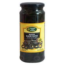 Virginia green garden spanish black olives 3150gr