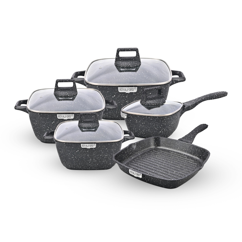 Royalford deluxe cookerware set 9pcs Rf10291