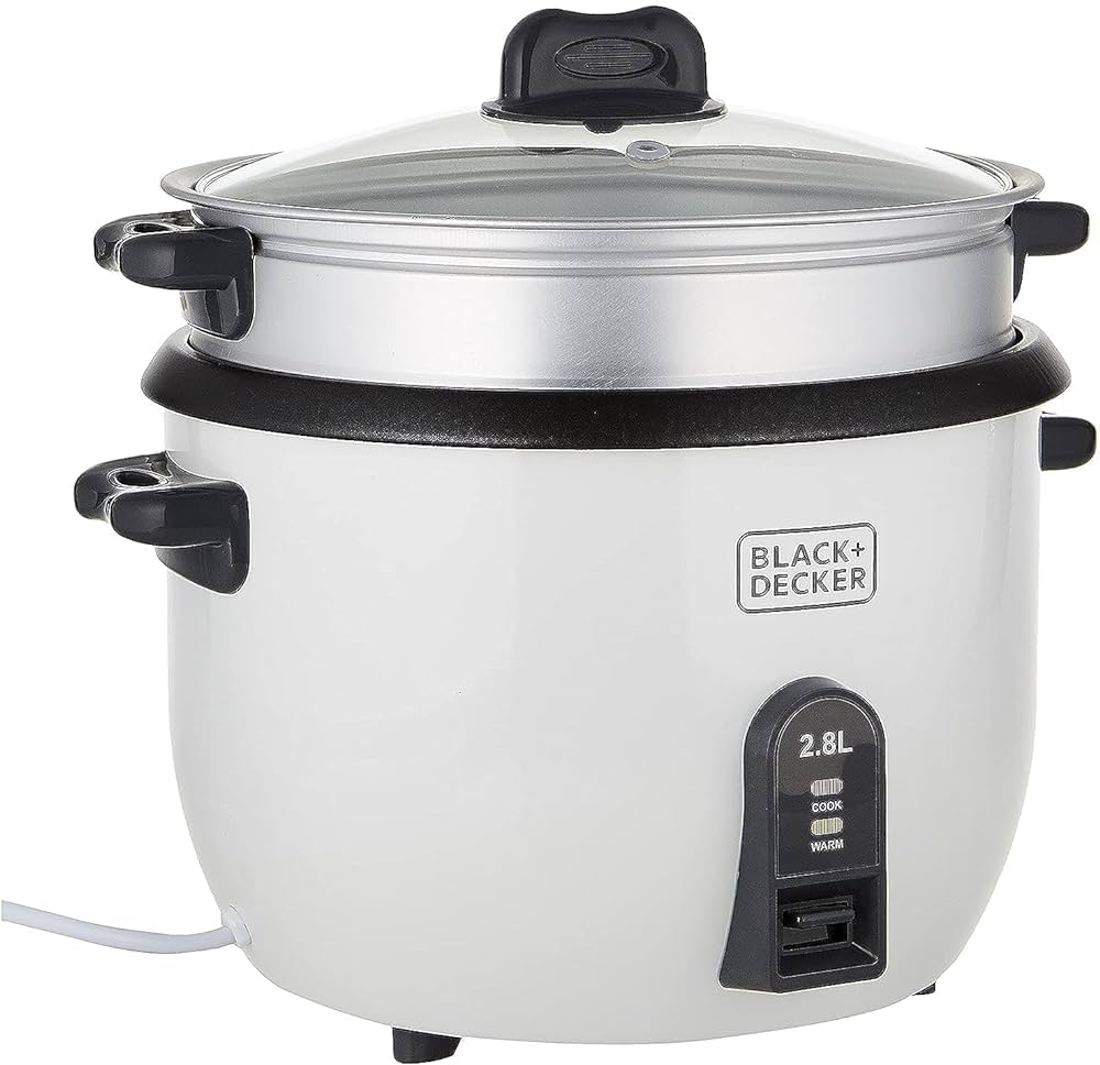 Black+ decker automatic rice cooker 2.8l rc2850