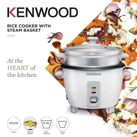 Kenwood rice cooker with steam basket rcm30