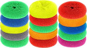 Plastic mesh scrubber p119c