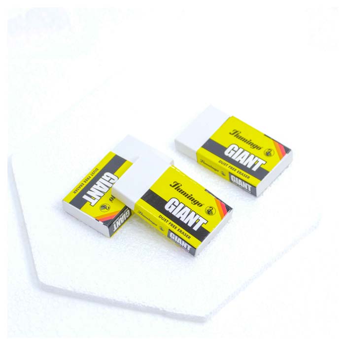 Flamingo Pillar Dust Free Eraser 20pcs FL-12017N