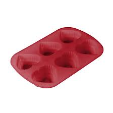 Bergner Bake-A-Wish 6-Hole Cake Pan Silicone 26x17x3.5CM