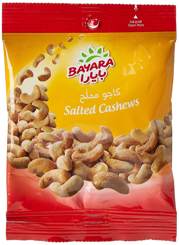 Bayara salted cashews 30g