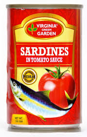 Virginia green garden sardines in tomato sauce 155gr