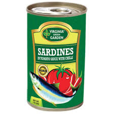 Virginia Green Garden Sardines In Tomato Sauce With Chilli 155gr