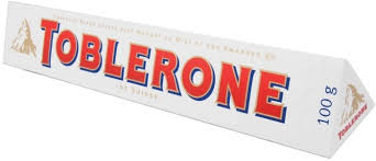 Toblerone white chocolate 100g
