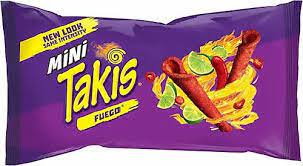 Mini takis fuegd hot chili pepper&lime 35g