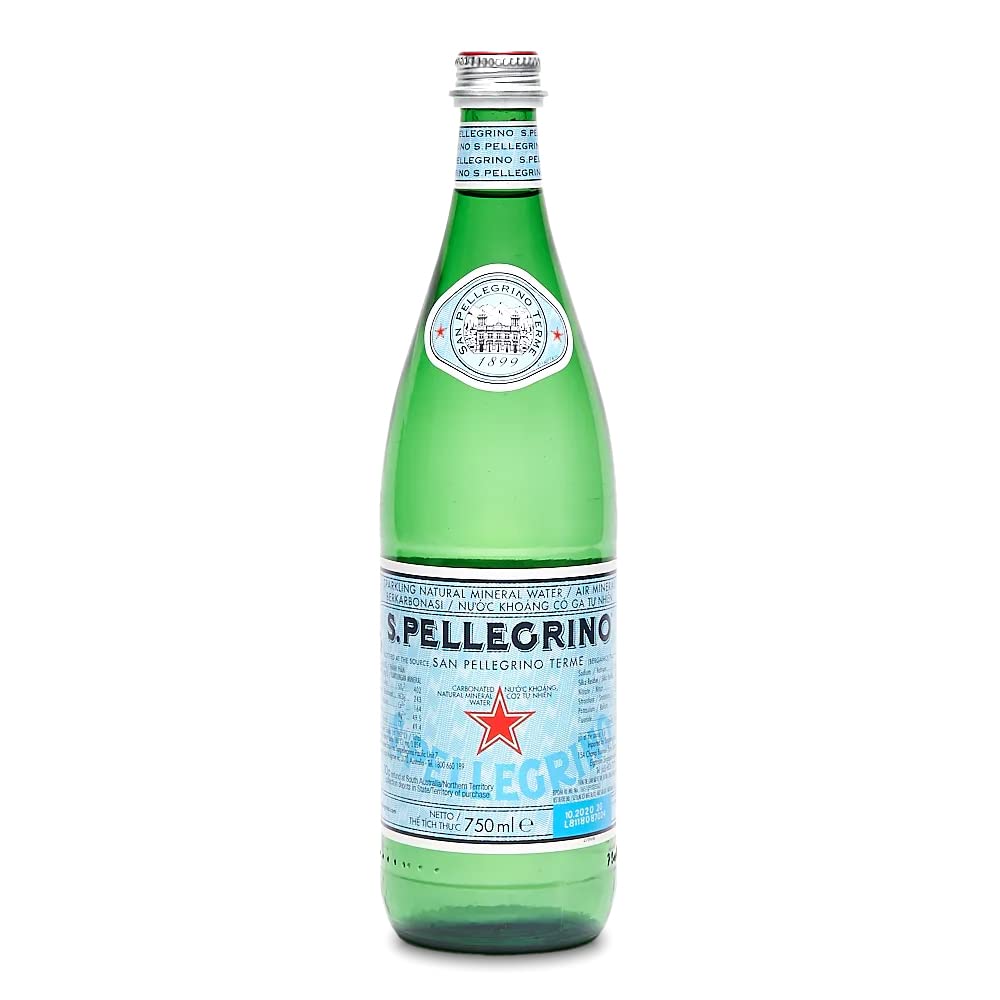S.pellecrino sparkling natural mineral water 750mle