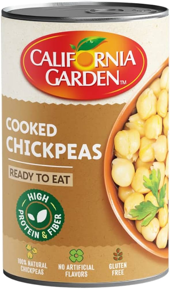 California garden cooked chickpeas 400g