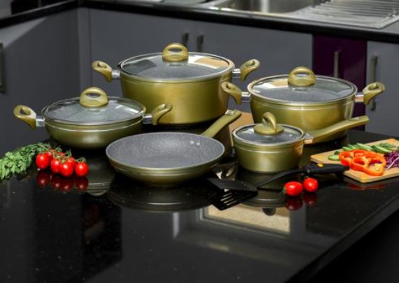 Delcasa smart senorita cookware set 10pcs dc2122 f-e23