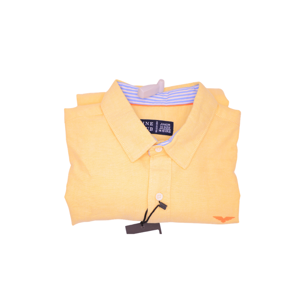 White line boys shirt small