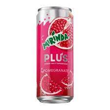 Mirinda Plus Soda Punch Of Juice Pomegranate 240ml