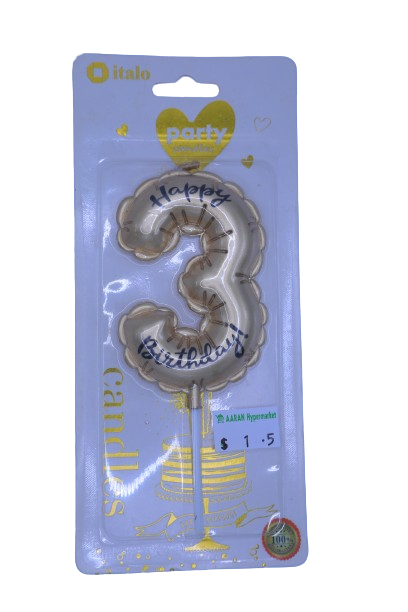 Italo birthday candles no ph-100-3