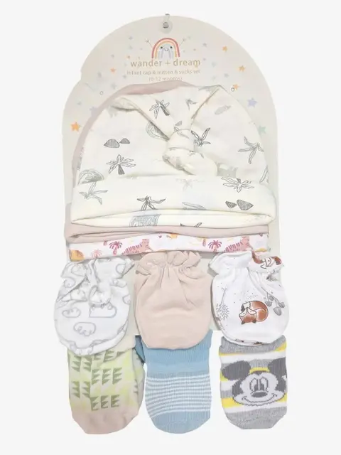 Wander + Dream infant cap Set  