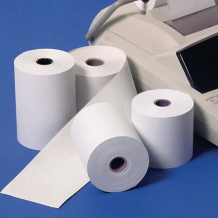 Delta thermal paper roll