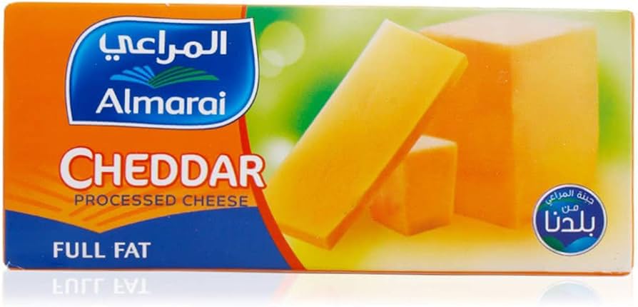 Almarai Cheddar Orocessed Cheese Full Fat 454g