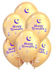 Happy Globes Balloon Ramadan